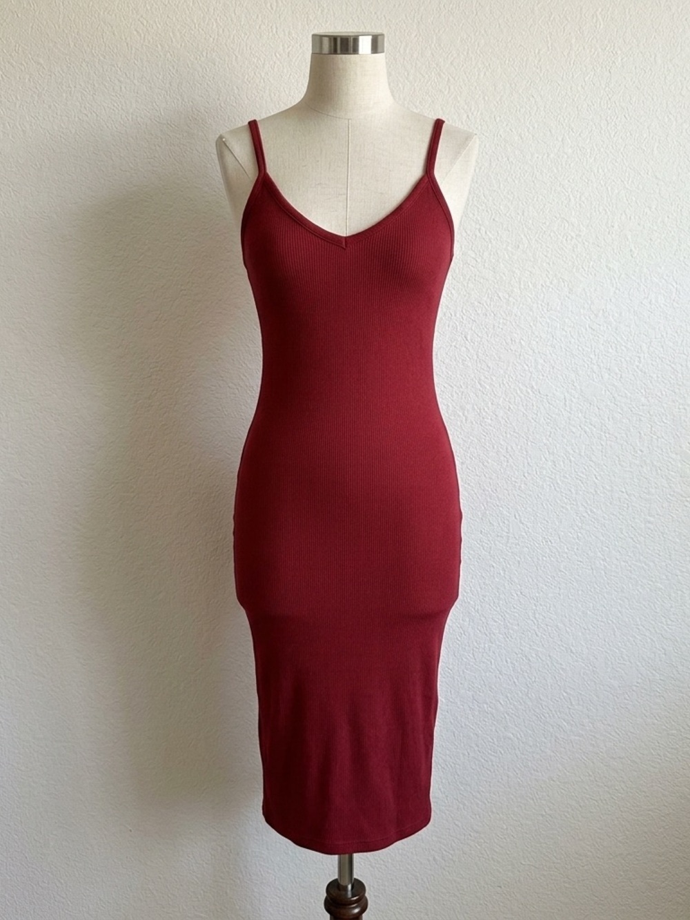 Forever 21 Ribbed Slip Midi Dress